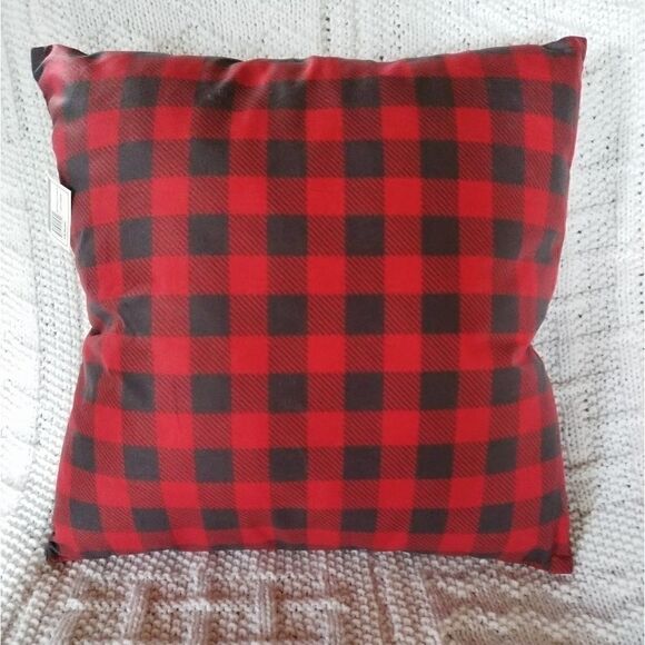 New! Buffalo Check Large Throw Pillow - Picture 2 of 3
